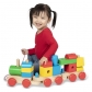 Melissa and Doug - Дървен шарен влак Продукт Melissa and Doug - Дървен шарен влак - 2 - BG Hlapeta